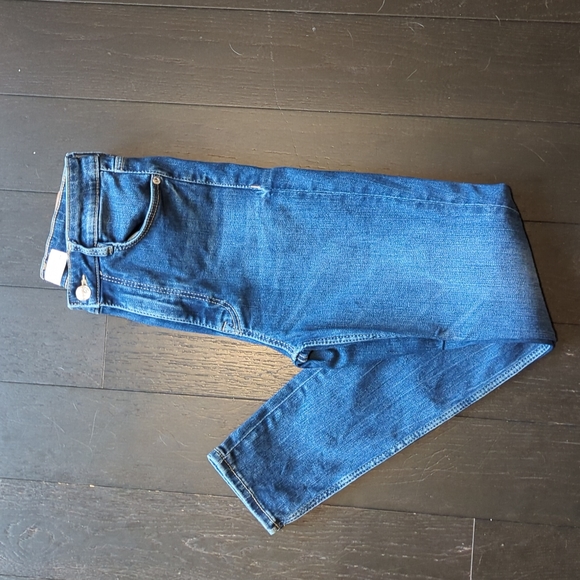 Zara High-Rise Sculpt jeans blue size 4 - Picture 3 of 6